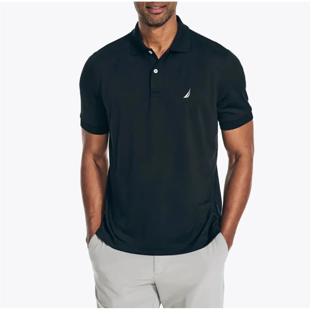 NWT Nautica Mens Navtech Wicking Short Sleeve Performance Polo Shirt size XXL